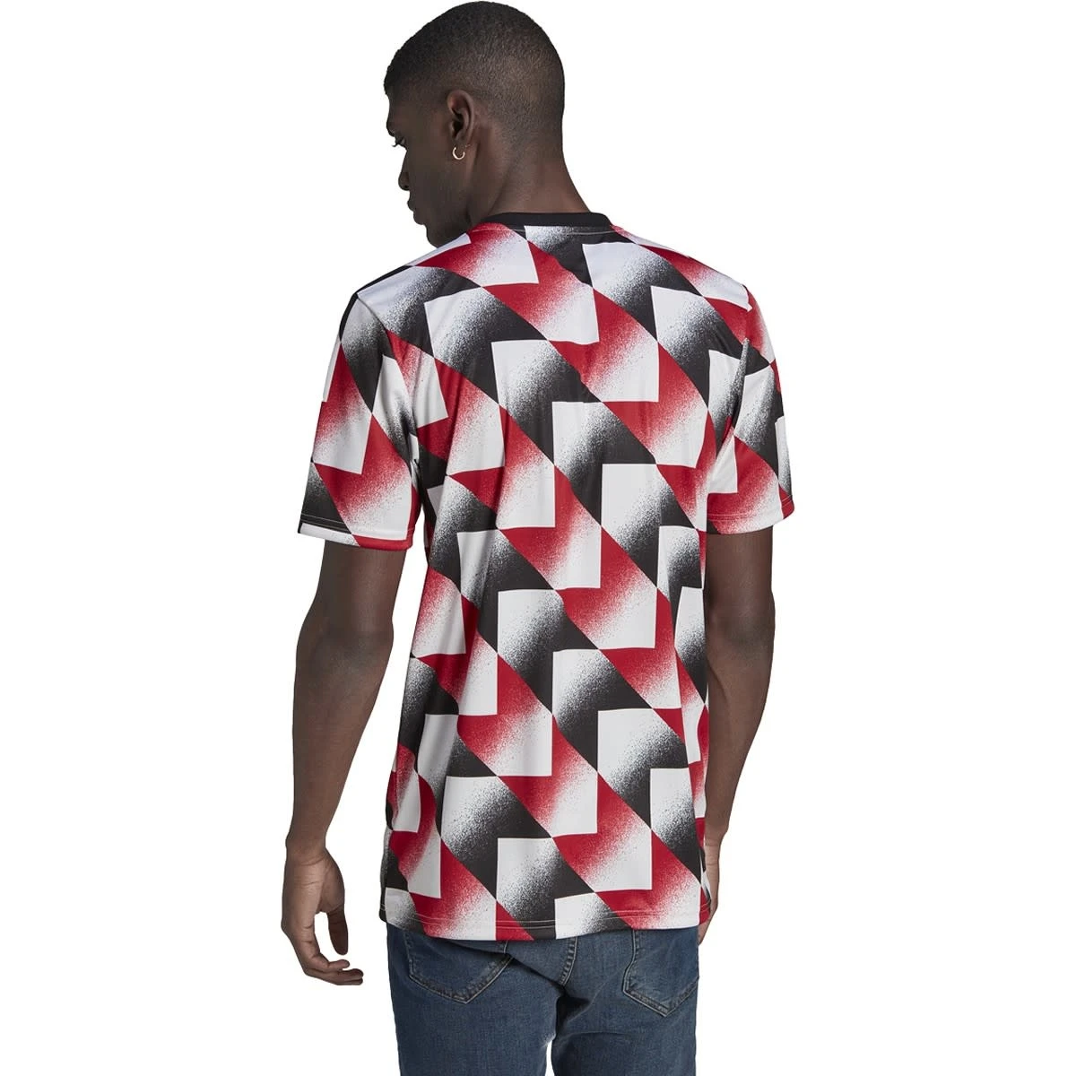 Adidas Manchester United 22/23 Prematch Jersey (White/Black/Red) 4 Adidas Manchester United 22/23 Prematch Jersey (White/Black/Red) - Image 2