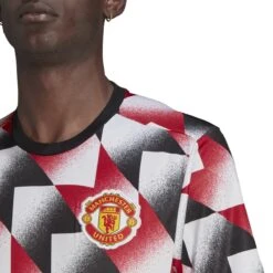 Adidas Manchester United 22/23 Prematch Jersey (White/Black/Red) 9 Adidas Manchester United 22/23 Prematch Jersey (White/Black/Red) -Sports-Football Apparel adidas manchester united 22 23 prematch jersey whi 2