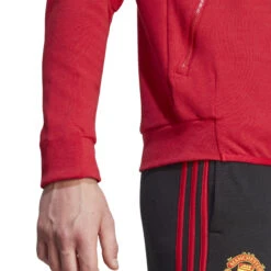 Adidas Manchester United 23/24 Anthem Jacket (Red) -Sports-Football Apparel adidas manchester united 23 24 anthem jacket red 8