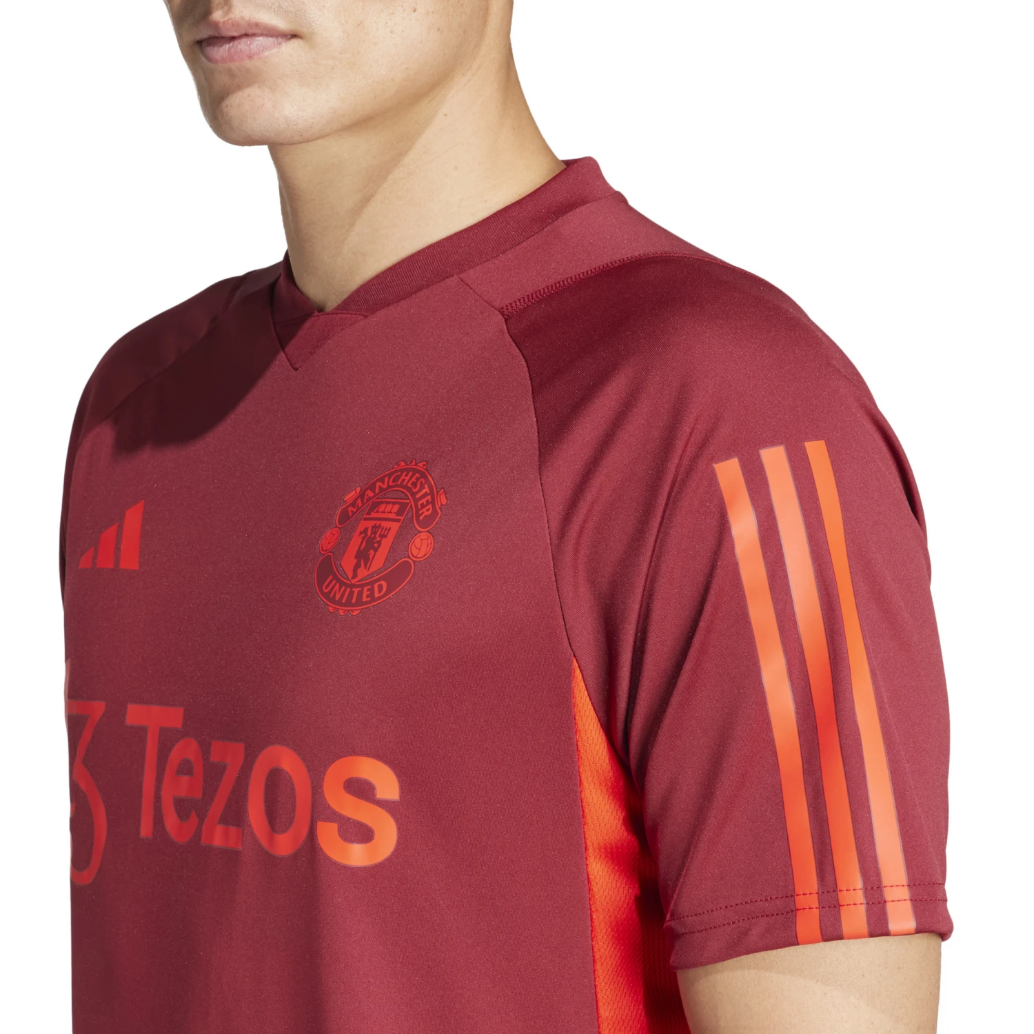 Adidas Manchester United 23/24 European Tiro Training Jerseyy (Red) 9 Adidas Manchester United 23/24 European Tiro Training Jerseyy (Red) - Image 7