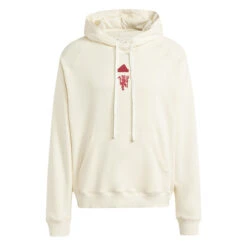 Adidas Manchester United 23/24 Lifestyle Hoodie (Cream)