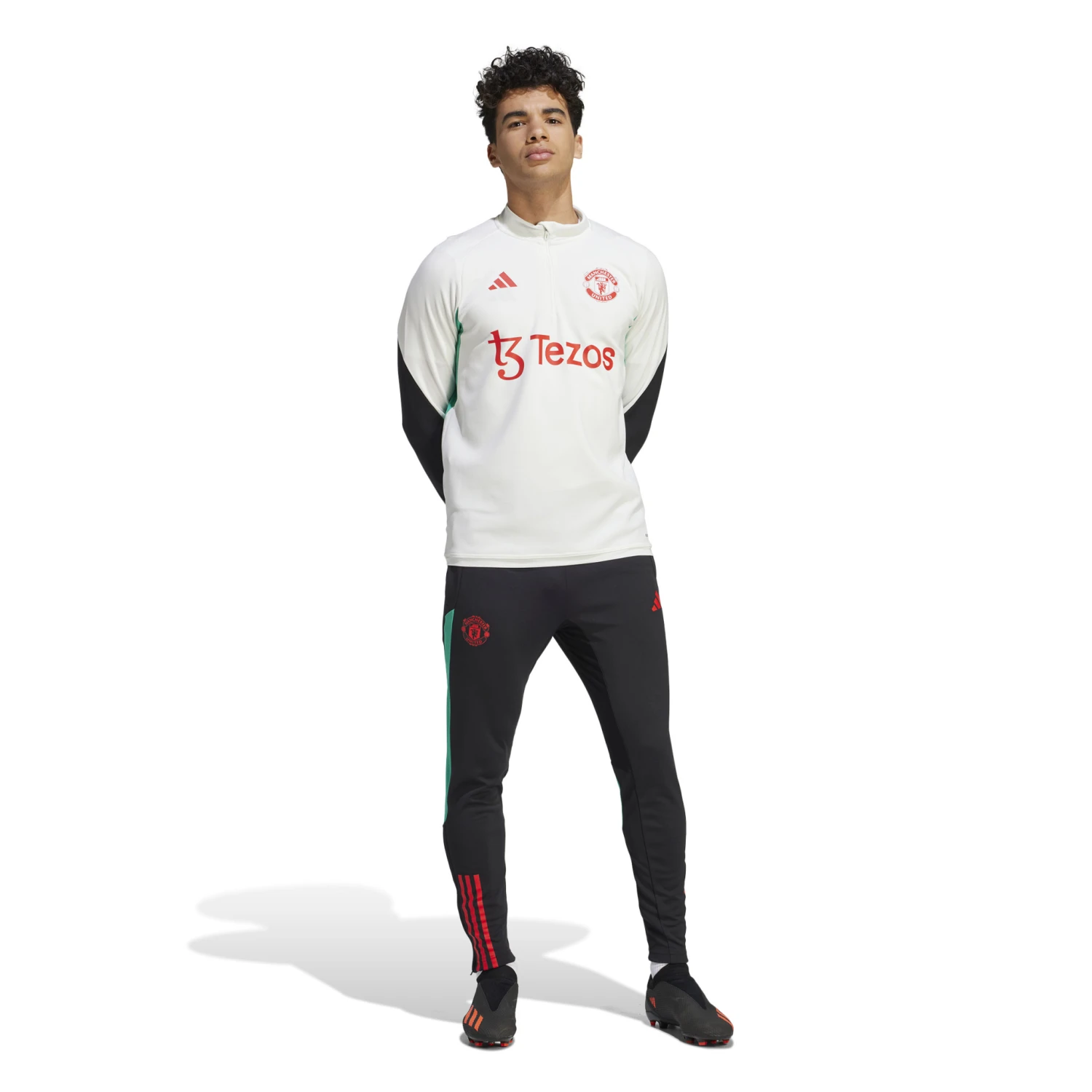 Adidas Manchester United 23/24 Tiro Training Top (White) 7 Adidas Manchester United 23/24 Tiro Training Top (White) - Image 5