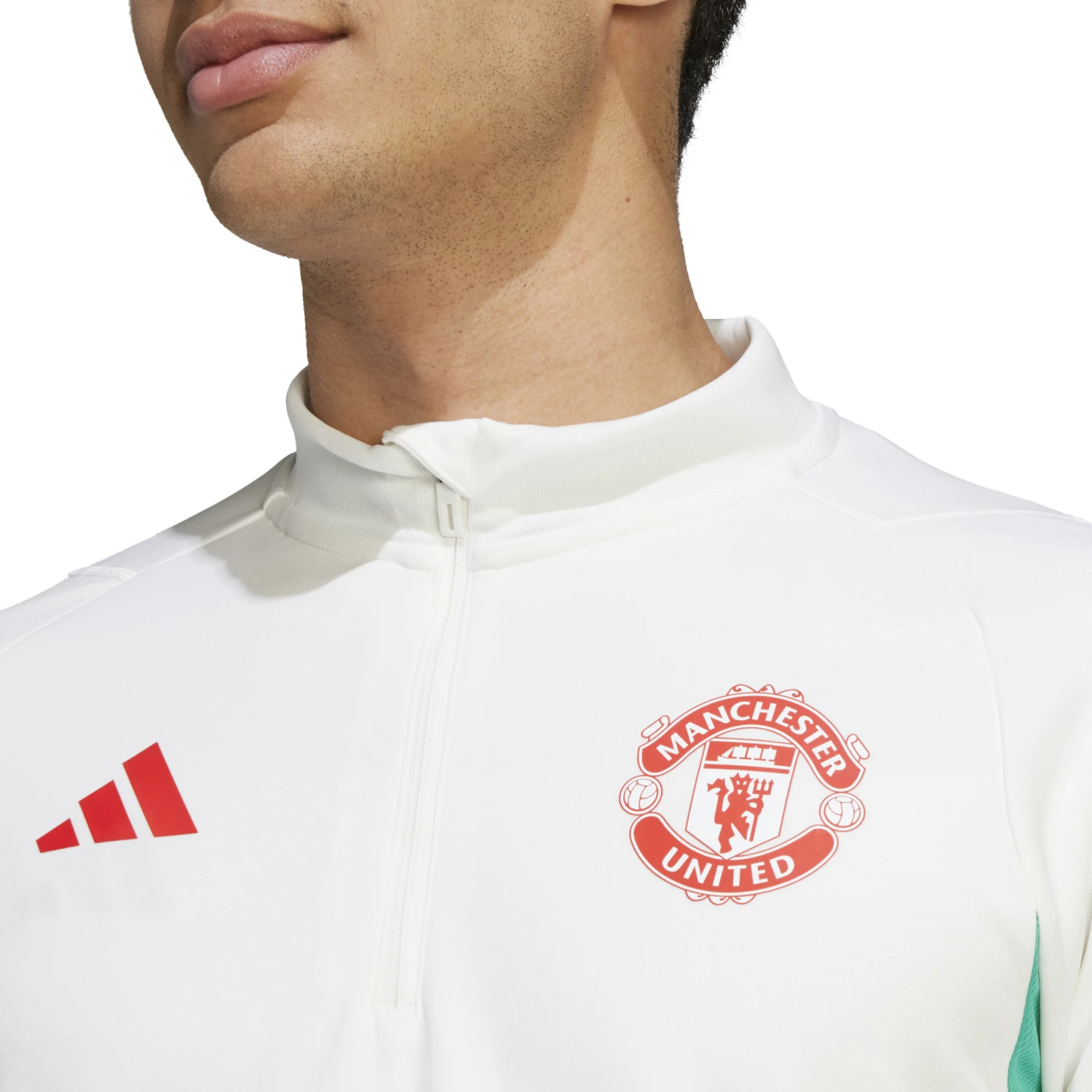 Adidas Manchester United 23/24 Tiro Training Top (White) 8 Adidas Manchester United 23/24 Tiro Training Top (White) - Image 6