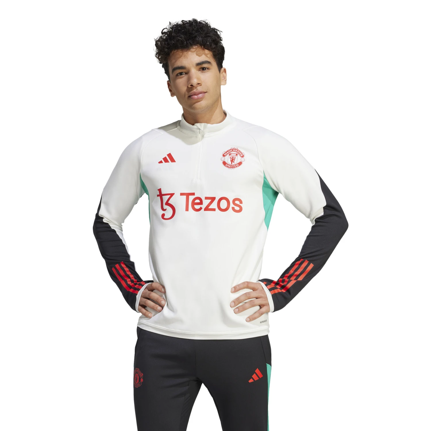 Adidas Manchester United 23/24 Tiro Training Top (White) 10 Adidas Manchester United 23/24 Tiro Training Top (White) - Image 8