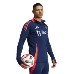 Adidas Manchester United 24/25 1/4 Zip Training Top (Navy/Orange) 11 Adidas Manchester United 24/25 1/4 Zip Training Top (Navy/Orange) -Sports-Football Apparel adidas manchester united 24 25 1 4 zip training to 3
