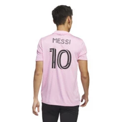Adidas Messi Inter Miami 2023 Home Jersey (Pink) -Sports-Football Apparel adidas messi inter miami 2023 home jersey pink 2