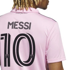 Adidas Messi Inter Miami 2023 Home Jersey (Pink) -Sports-Football Apparel adidas messi inter miami 2023 home jersey pink 4