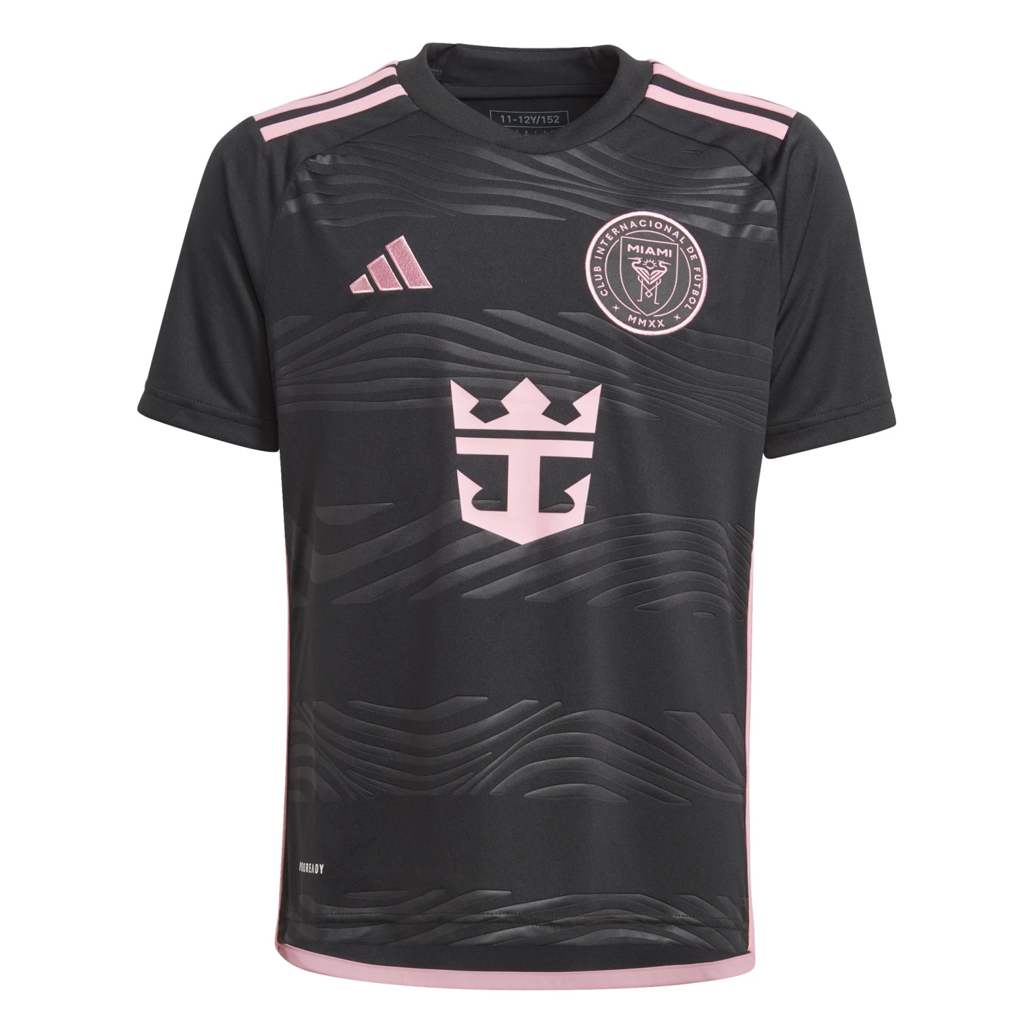 Adidas Messi Inter Miami 2024 Away Jersey Youth (Black/Pink) 4 Adidas Messi Inter Miami 2024 Away Jersey Youth (Black/Pink) - Image 2