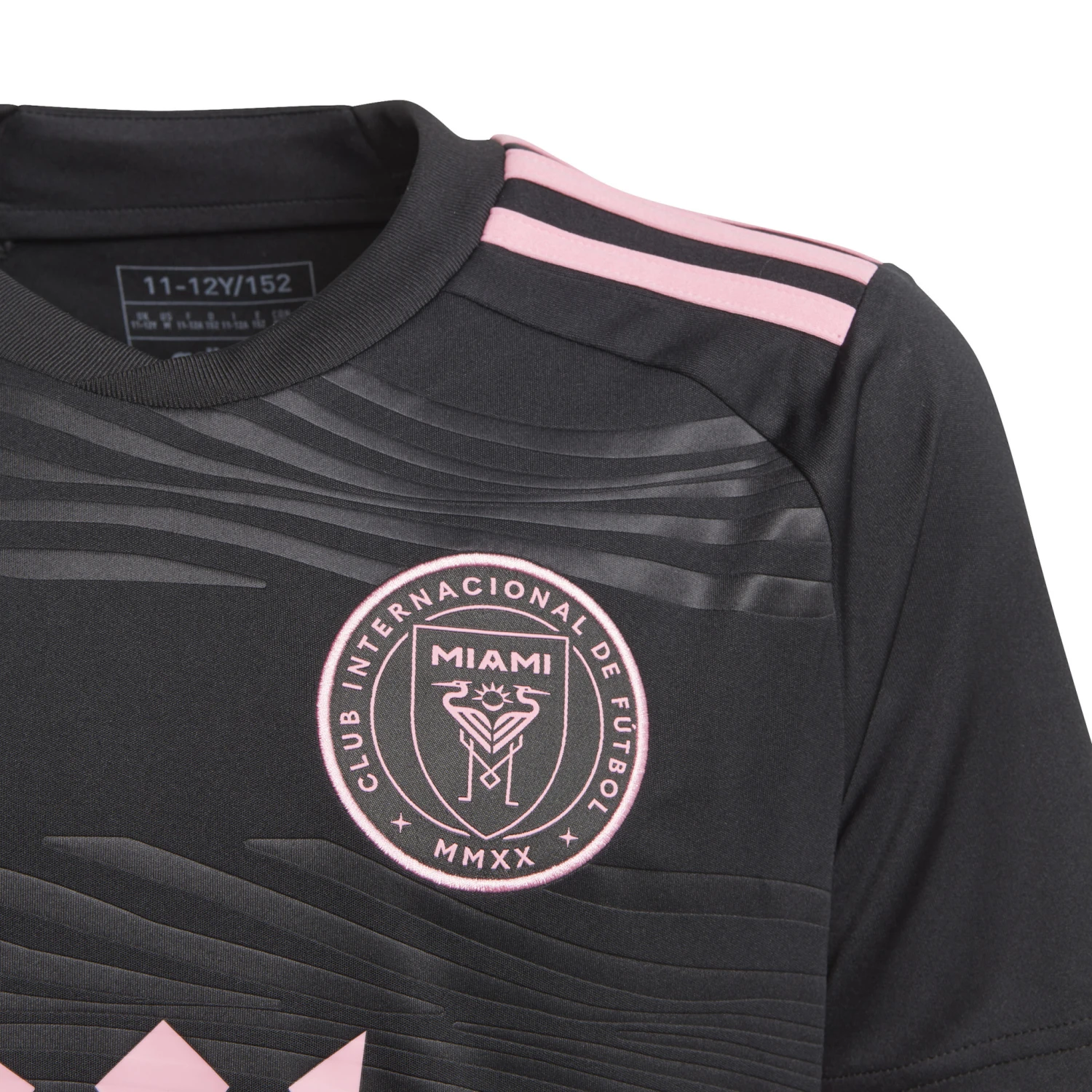 Adidas Messi Inter Miami 2024 Away Jersey Youth (Black/Pink) 5 Adidas Messi Inter Miami 2024 Away Jersey Youth (Black/Pink) - Image 3