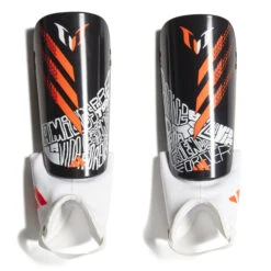 Adidas Messi Match Junior Shin Guards (Black/White/Orange)
