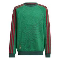 Adidas Mexico 2022 Crew Sweatshirt Youth (Green)
