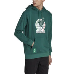 Adidas Mexico 2022 Graphic Hoodie (Green) -Sports-Football Apparel adidas mexico 2022 graphic hoodie green 3