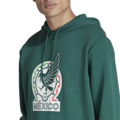 Adidas Mexico 2022 Graphic Hoodie (Green) -Sports-Football Apparel adidas mexico 2022 graphic hoodie green 4