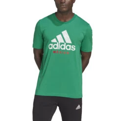 Adidas Mexico 2022 Graphic SS Tee (Green) -Sports-Football Apparel adidas mexico 2022 graphic ss tee green 1