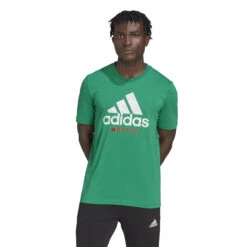 Adidas Mexico 2022 Graphic SS Tee (Green) -Sports-Football Apparel adidas mexico 2022 graphic ss tee green 3