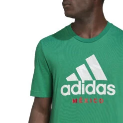 Adidas Mexico 2022 Graphic SS Tee (Green) -Sports-Football Apparel adidas mexico 2022 graphic ss tee green 5