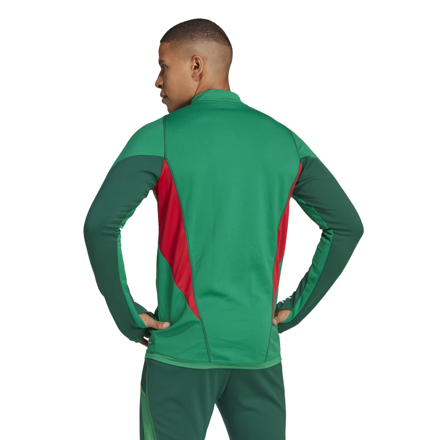 Adidas Mexico 2022 Tiro Training Top (Green) 5 Adidas Mexico 2022 Tiro Training Top (Green) - Image 3