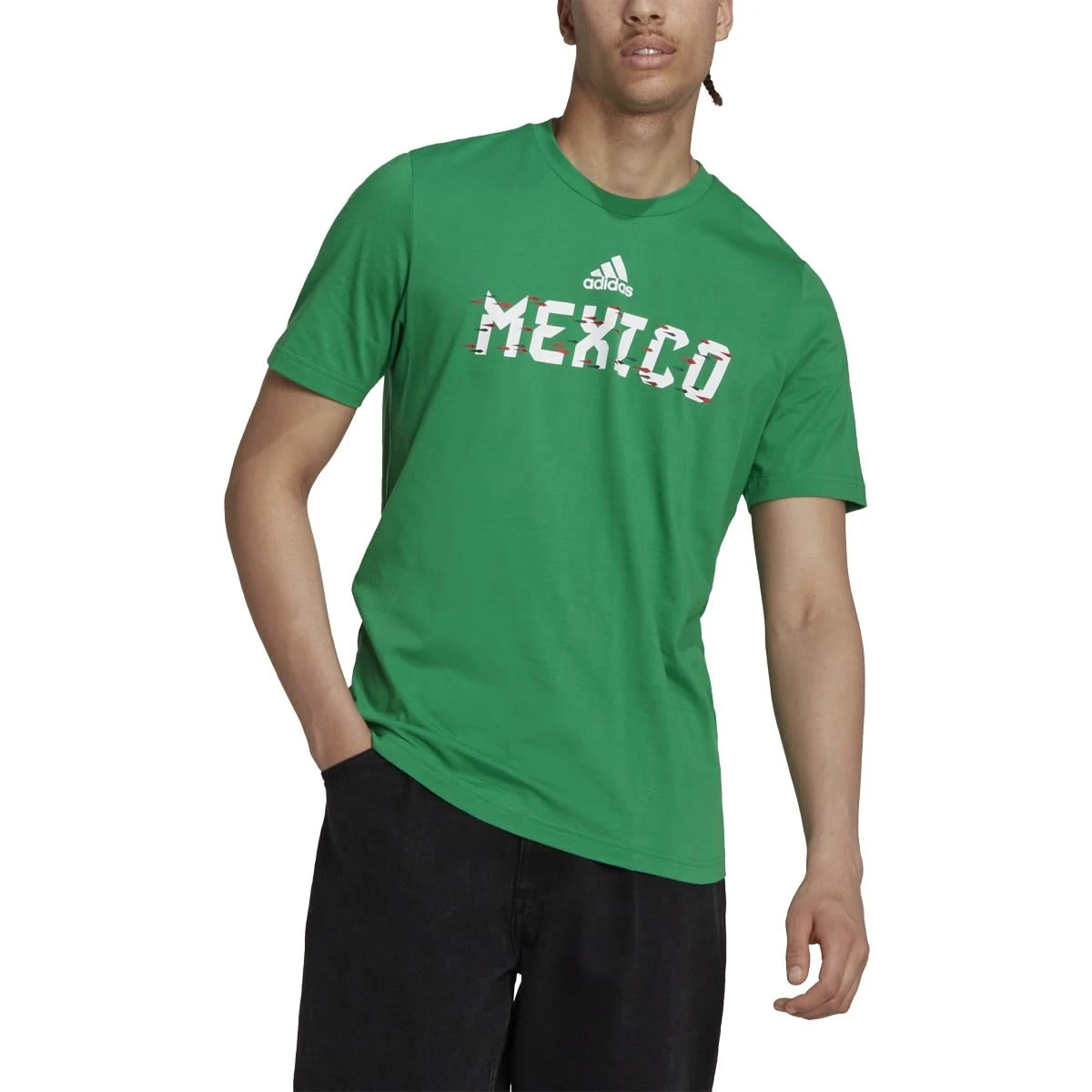 Adidas Mexico 2022 World Cup Tee (Green) 3 Adidas Mexico 2022 World Cup Tee (Green)