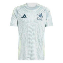 Adidas Mexico 2024 Away Jersey (Linen Green) -Sports-Football Apparel adidas mexico 2024 away jersey linen green 2