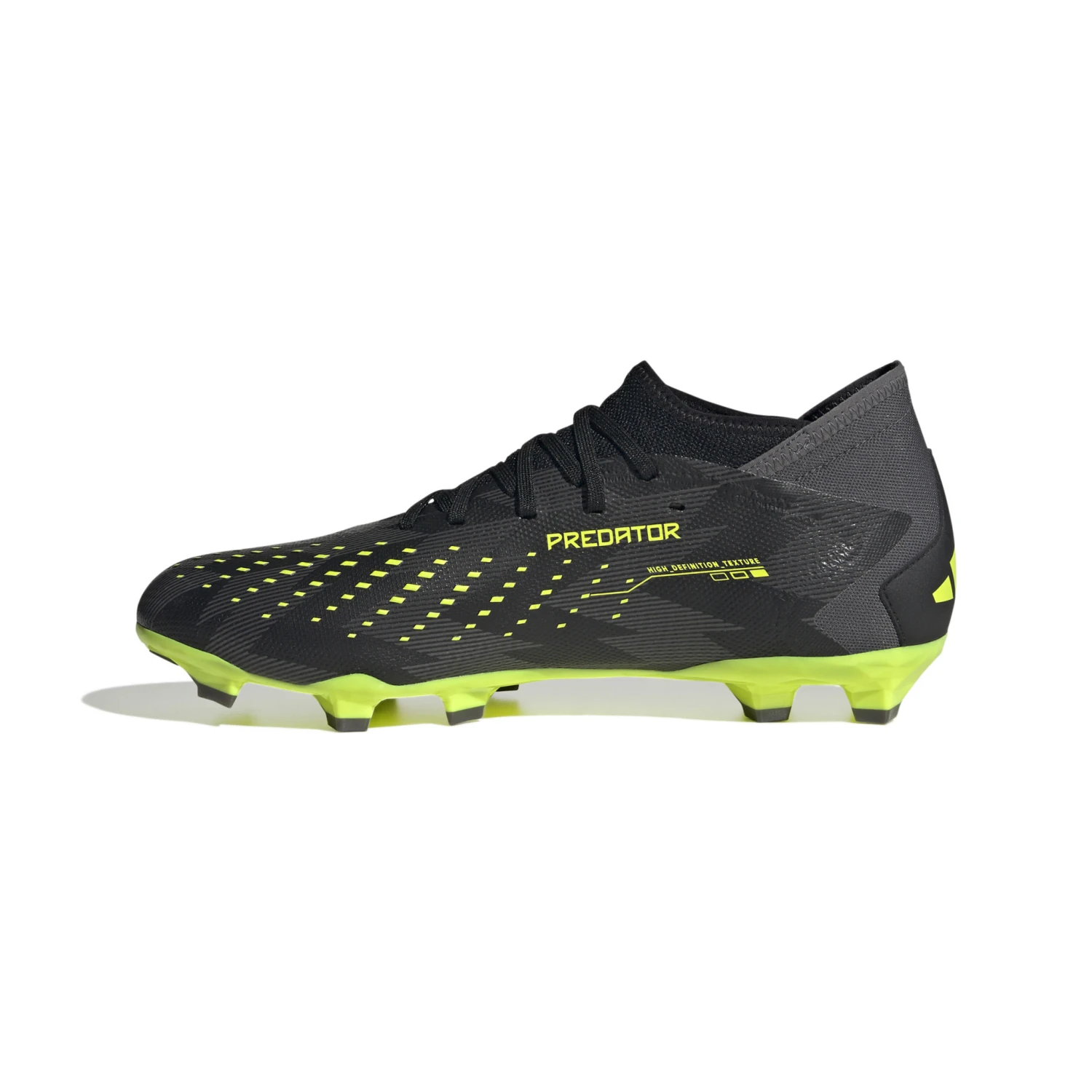 Adidas Predator Accuracy Injection.3 FG (Black/Gray/Lime) 6 Adidas Predator Accuracy Injection.3 FG (Black/Gray/Lime) - Image 4