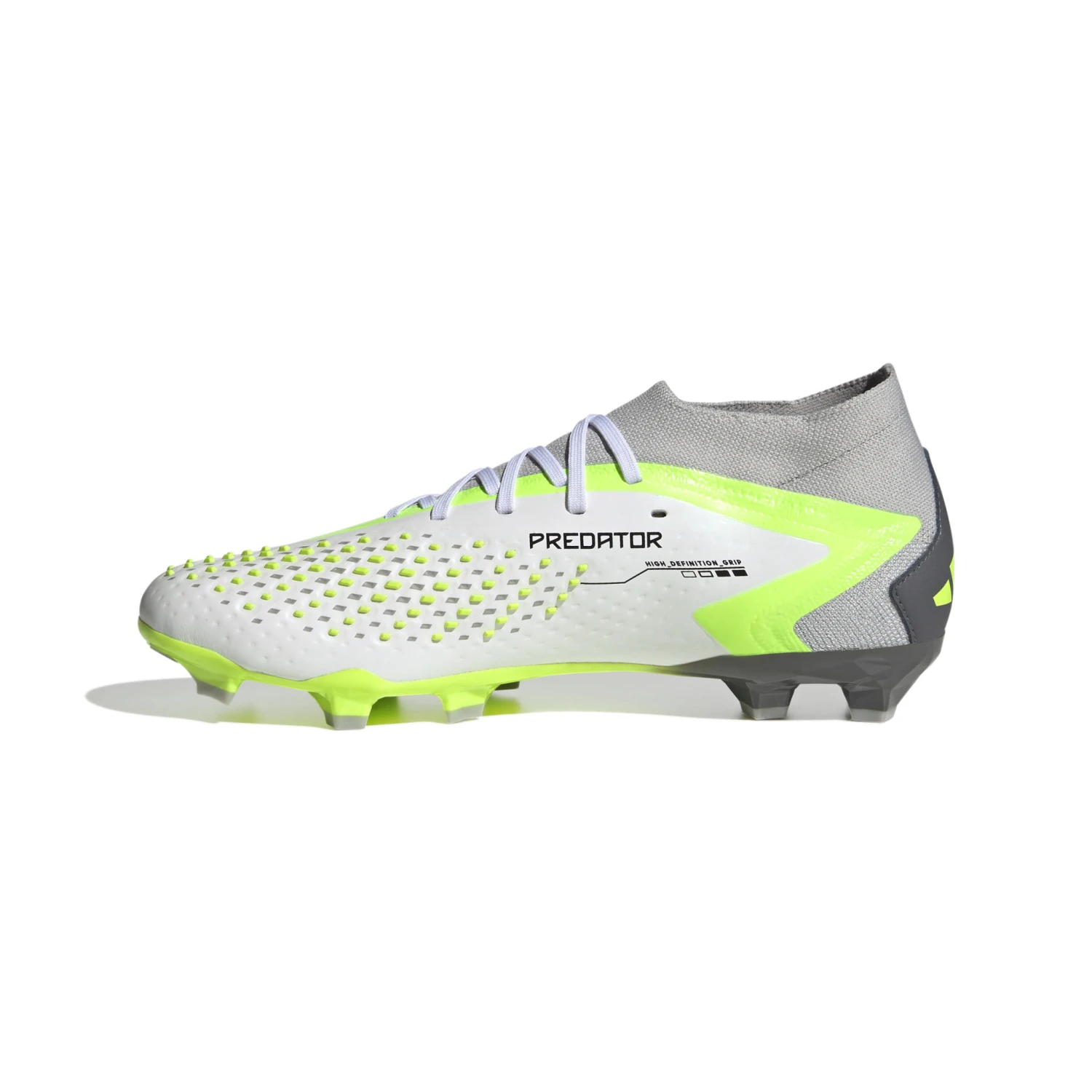 Adidas Predator Accuracy.2 FG (White/Lime) 4 Adidas Predator Accuracy.2 FG (White/Lime) - Image 2