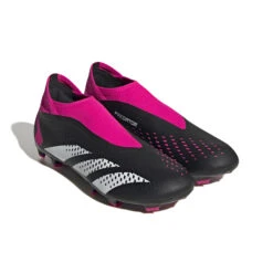 Adidas Predator Accuracy.3 Laceless FG (Black/Pink) -Sports-Football Apparel adidas predator accuracy3 laceless fg black pink 4