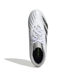 Adidas Predator Accuracy.4 FxG Jr (White/Lime) -Sports-Football Apparel adidas predator accuracy4 fxg jr white lime 1