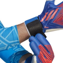 Adidas Predator Competition Glove (Blue/Orange) -Sports-Football Apparel adidas predator competition glove blue orange 7