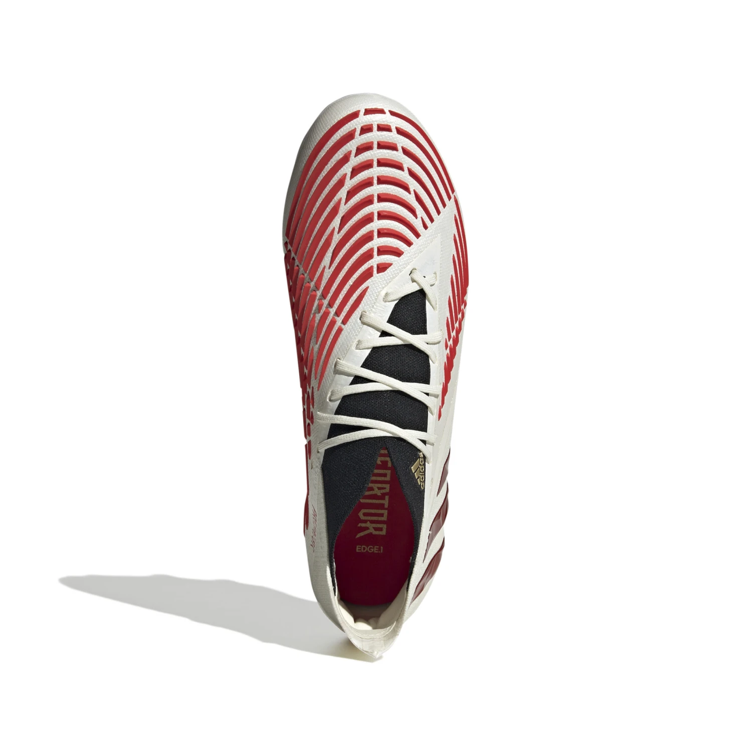 Adidas Predator Edge.1 FG (White/Red) 12 Adidas Predator Edge.1 FG (White/Red) - Image 10
