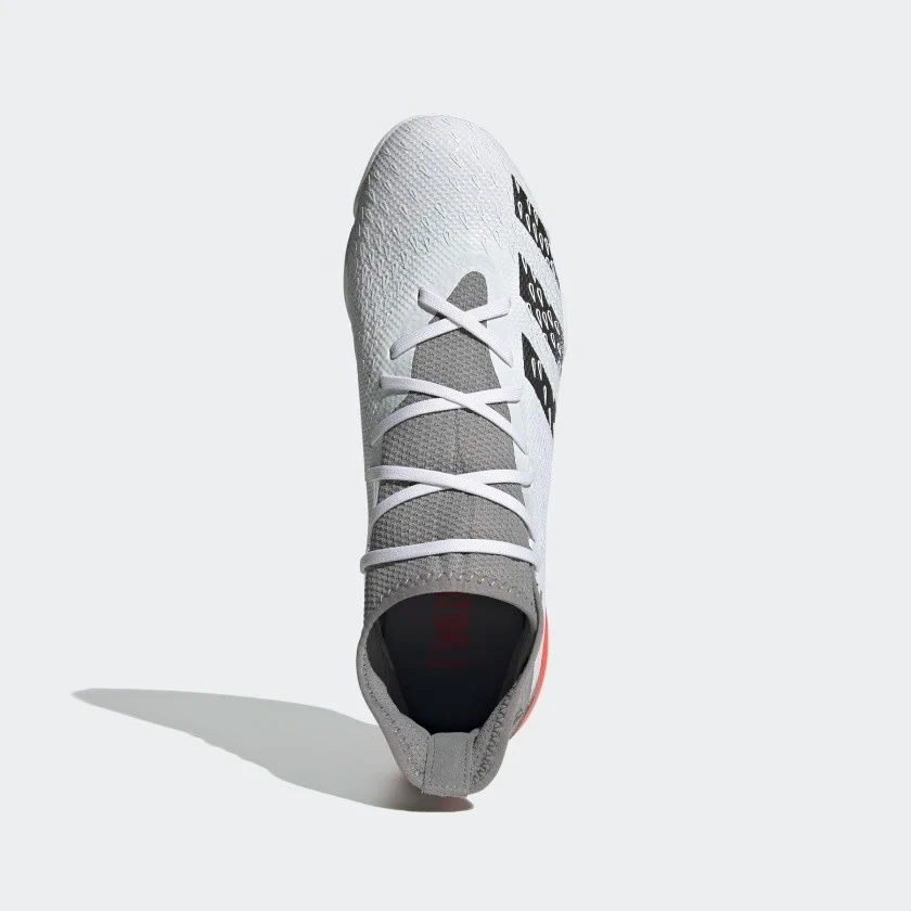Adidas Predator Freak.3 Indoor (White/Silver) 11 Adidas Predator Freak.3 Indoor (White/Silver) - Image 9