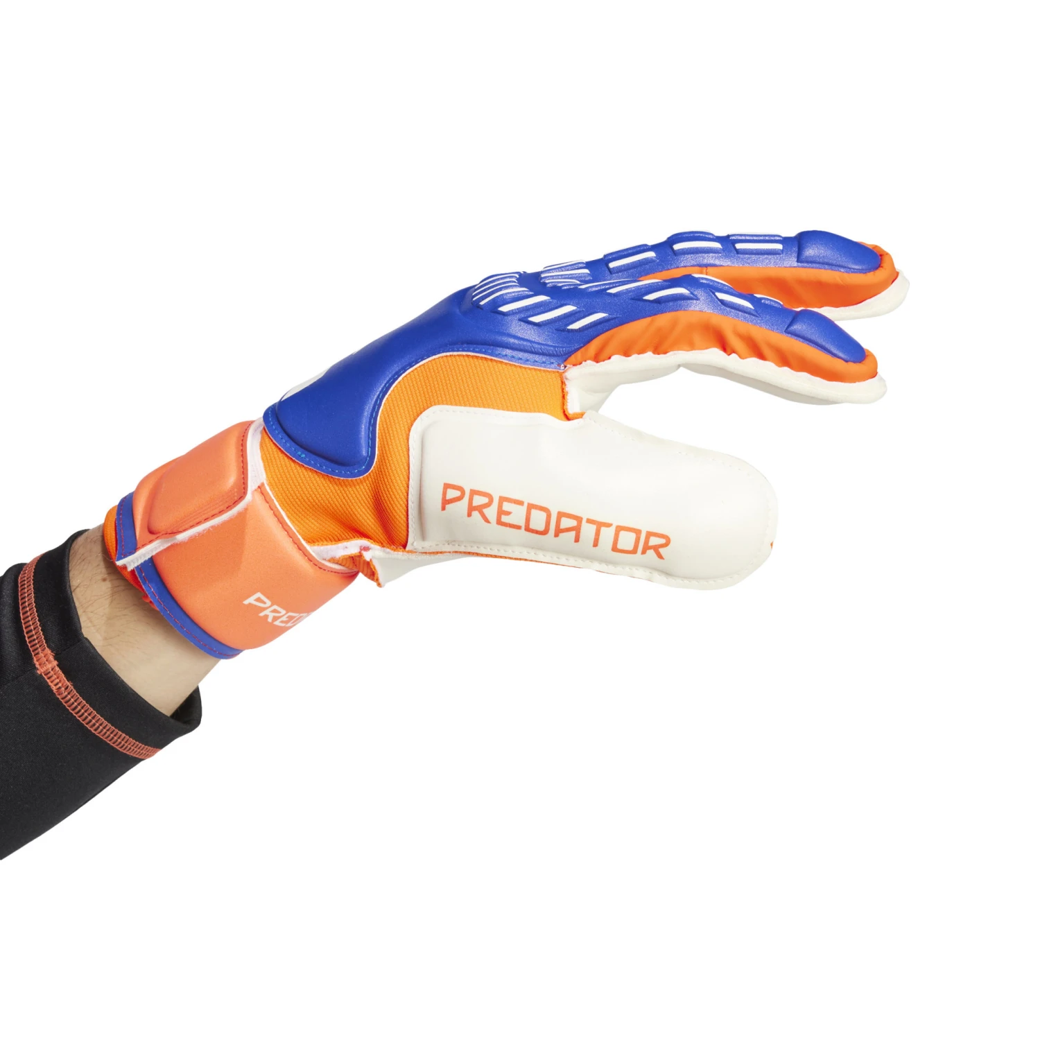 Adidas Predator Match Fingersave Gloves (Blue/Orange) 5 Adidas Predator Match Fingersave Gloves (Blue/Orange) - Image 3