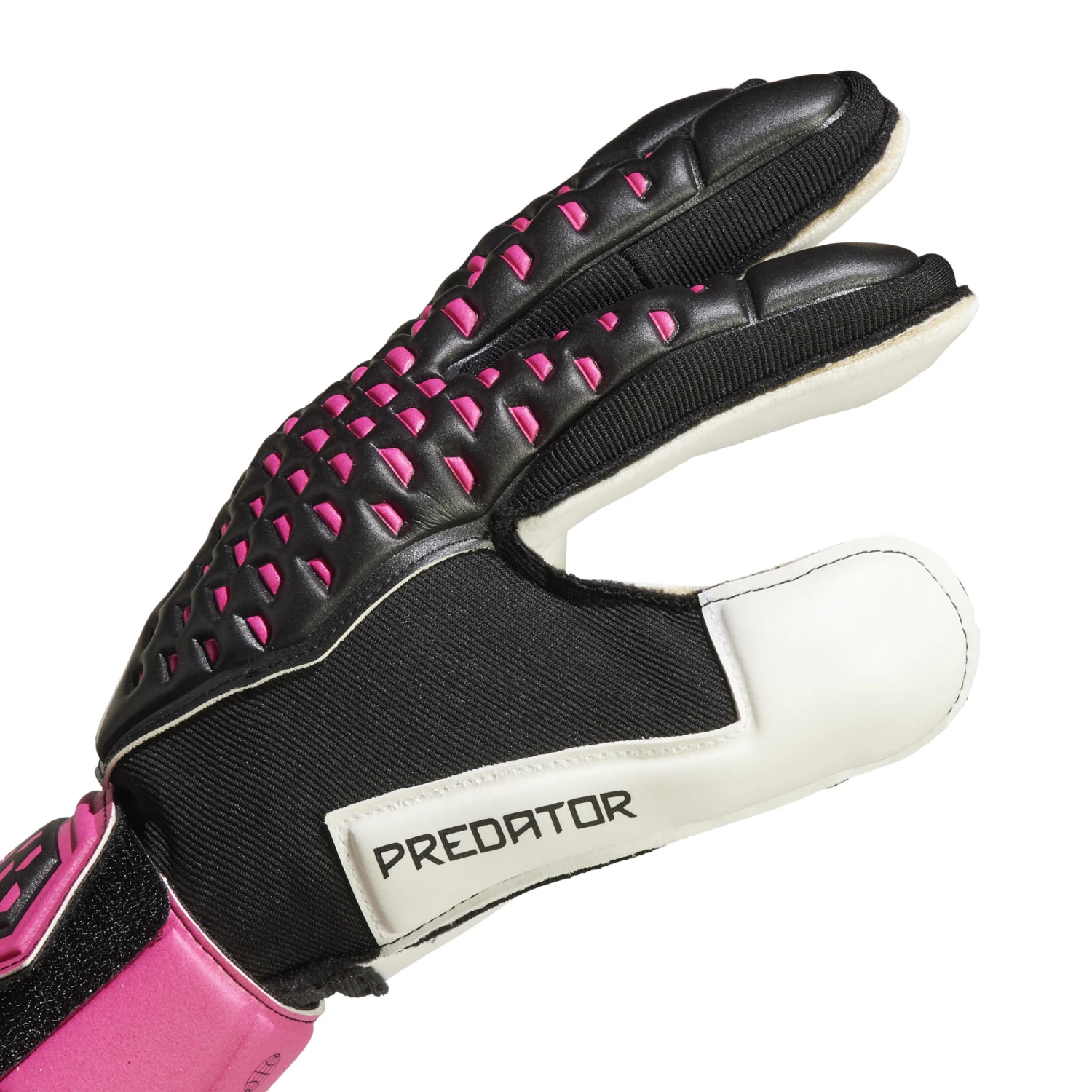 Adidas Predator Match Fingersave Goalkeeper Gloves (Black/Pink) 5 Adidas Predator Match Fingersave Goalkeeper Gloves (Black/Pink) - Image 3