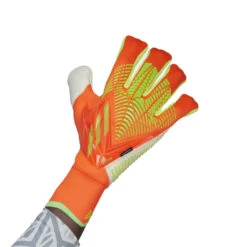 Adidas Predator Pro Fingersave Gloves (Orange/Lime)