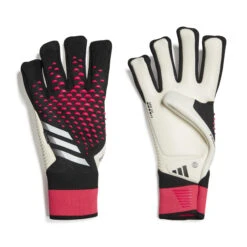 Adidas Predator Pro Fingersave Goalkeeper Gloves (Black/Pink)