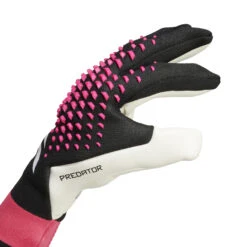 Adidas Predator Pro Fingersave Goalkeeper Gloves (Black/Pink) -Sports-Football Apparel adidas predator pro fingersave goalkeeper gloves b 3