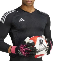 Adidas Predator Pro Fingersave Goalkeeper Gloves (Black/Pink) -Sports-Football Apparel adidas predator pro fingersave goalkeeper gloves b 5