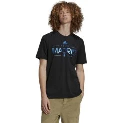 Adidas Real Madrid 21/22 Graphic Tee (Black) -Sports-Football Apparel adidas real madrid 21 22 graphic tee black 2
