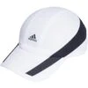 Adidas Real Madrid 21/22 Teamgeist Cap (White/Navy) -Sports-Football Apparel adidas real madrid 21 22 teamgeist cap white navy