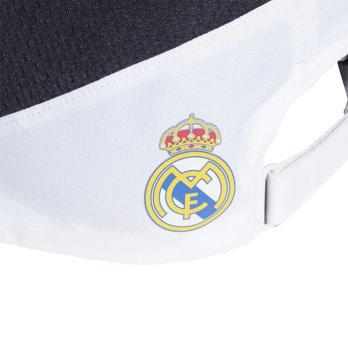 Adidas Real Madrid 21/22 Teamgeist Cap (White/Navy) 5 Adidas Real Madrid 21/22 Teamgeist Cap (White/Navy) - Image 3
