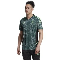 Adidas Real Madrid 22/23 Condivo 22 Training Jersey (Green) -Sports-Football Apparel adidas real madrid 22 23 condivo 22 training jerse 2