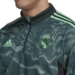 Adidas Real Madrid 22/23 Condivo 22 Training Top (Green) -Sports-Football Apparel adidas real madrid 22 23 condivo 22 training top g 3