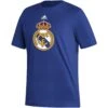 Adidas Real Madrid 22/23 Fresh SS Tee (Blue) -Sports-Football Apparel adidas real madrid 22 23 fresh ss tee blue