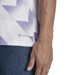 Adidas Real Madrid 22/23 Prematch Jersey (White/Purple) -Sports-Football Apparel adidas real madrid 22 23 prematch jersey white pur 3