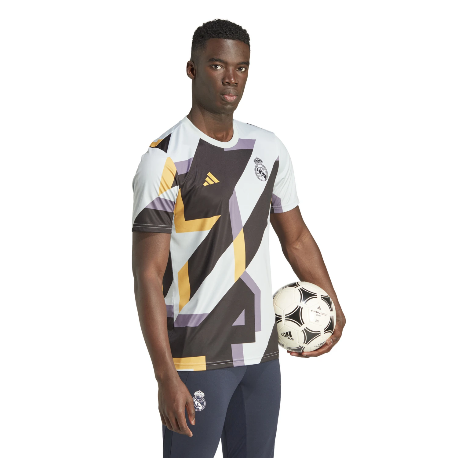 Adidas Real Madrid 23/24 Prematch Jersey (Gray/Navy) 8 Adidas Real Madrid 23/24 Prematch Jersey (Gray/Navy) - Image 6