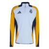 Adidas Real Madrid 24/25 1/4 Zip Training Top (Sky/Orange) -Sports-Football Apparel adidas real madrid 24 25 1 4 zip training top sky