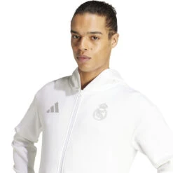 Adidas Real Madrid 24/25 Anthem Hooded Jacket (White) 15 Adidas Real Madrid 24/25 Anthem Hooded Jacket (White) -Sports-Football Apparel adidas real madrid 24 25 anthem hooded jacket whit 6