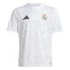 Adidas Real Madrid 24/25 Prematch Jersey Youth (White/Gray) -Sports-Football Apparel adidas real madrid 24 25 prematch jersey youth whi