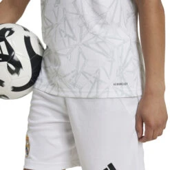 Adidas Real Madrid 24/25 Prematch Jersey Youth (White/Gray) -Sports-Football Apparel adidas real madrid 24 25 prematch jersey youth whi 3