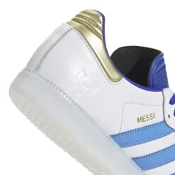 Adidas Samba Messi (White/Blue) -Sports-Football Apparel adidas samba messi white blue 7