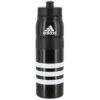 Adidas Stadium Water Bottle (Black/White) -Sports-Football Apparel adidas stadium water bottle black white